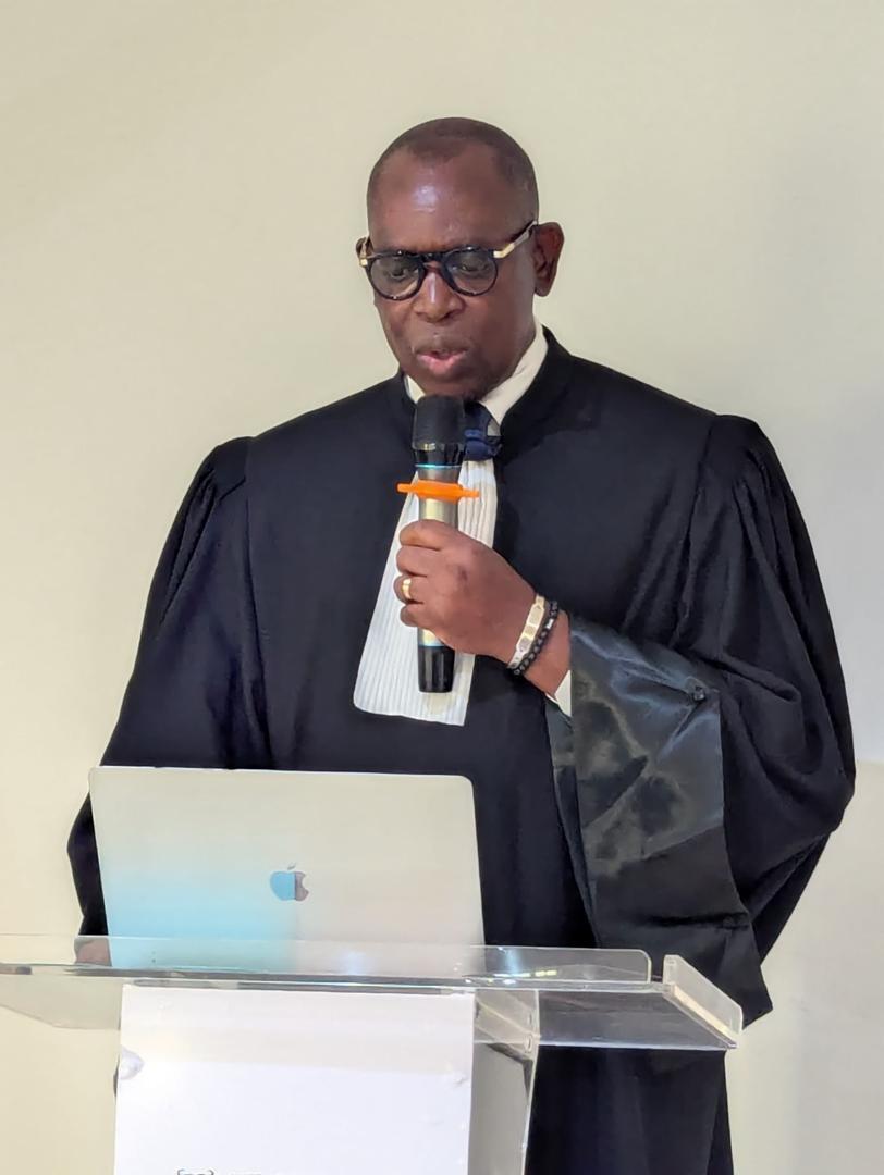 Maître Maxime Rene ASSOGBA, Président de la CNHJ du Bénin
